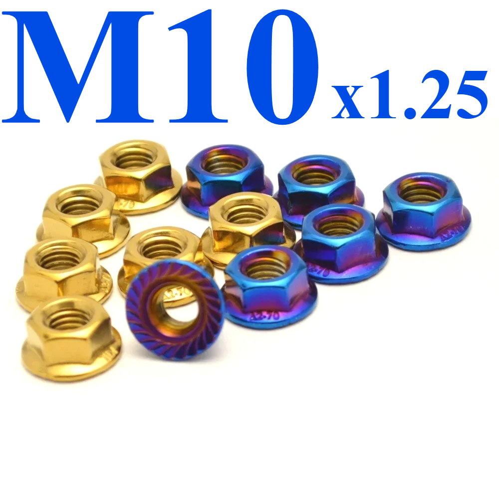 Sprocket - M10 * 1.25 صواميل عجلة الضرس